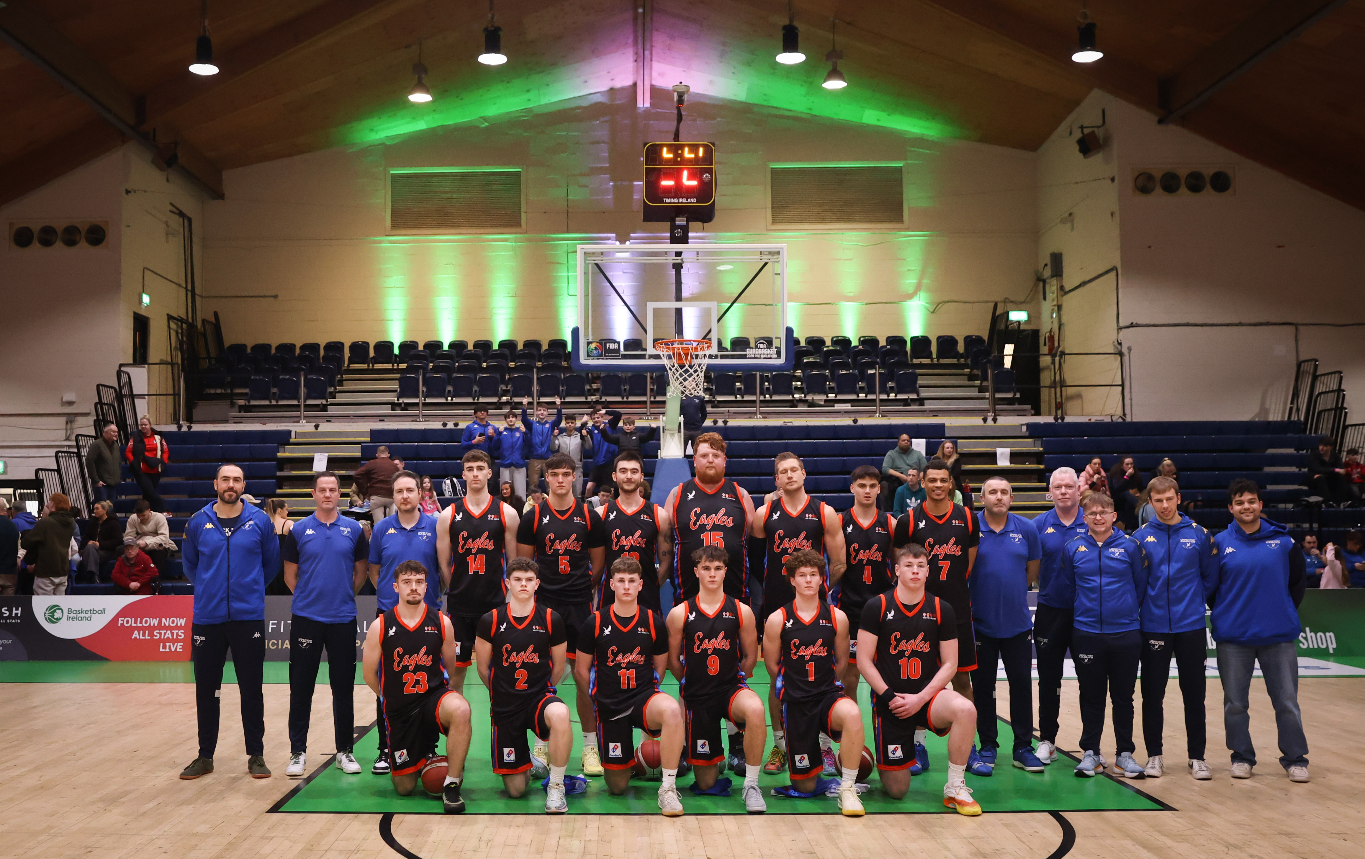 The Eagles squad at the 2026 cup final